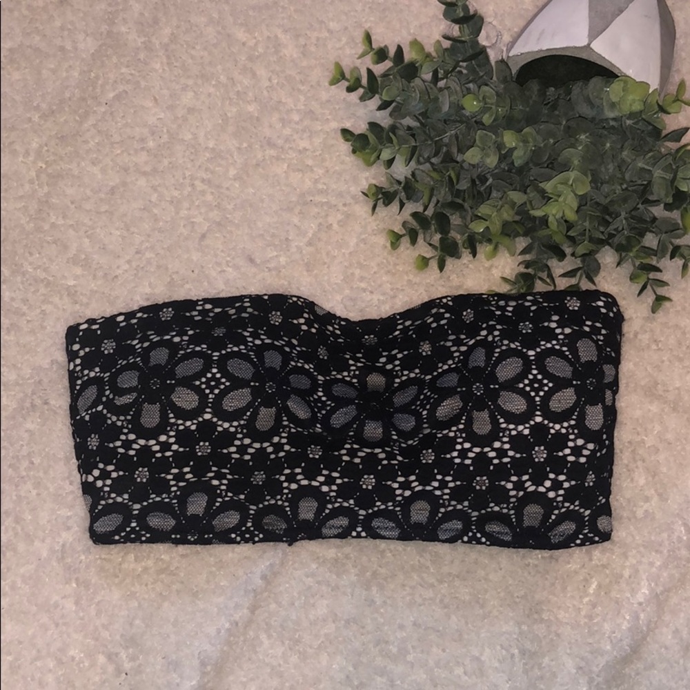 Small Victoria Secret Padded Strapless Swim Top